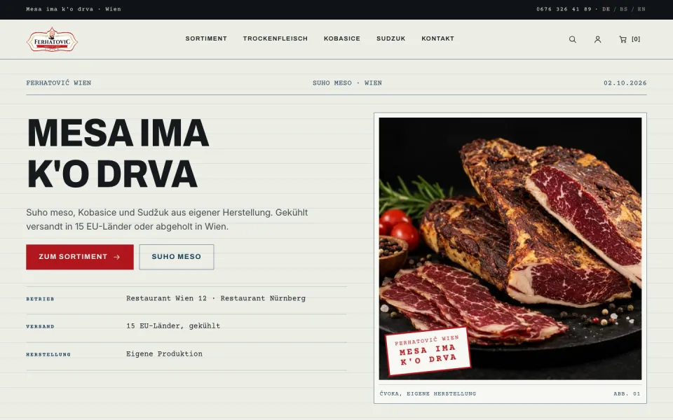 Startseite von ferhatovic.at
