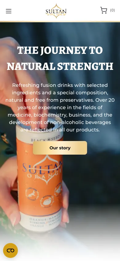 sultan-drinks.com am Handy