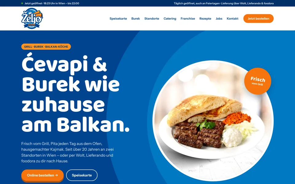 Startseite von zeljo.at